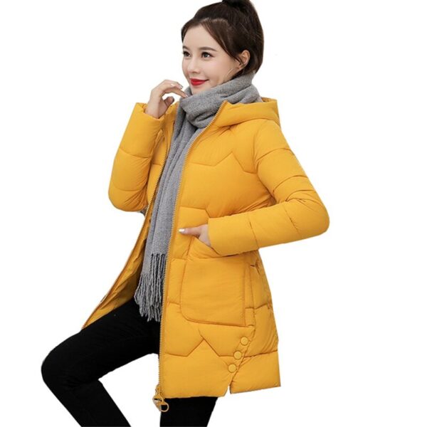 2020 Winter New Women Jacket Coats Slim Parkas Female Down cotton Hooded Overcoat Thick Warm Jackets Loose Casual Student Coat