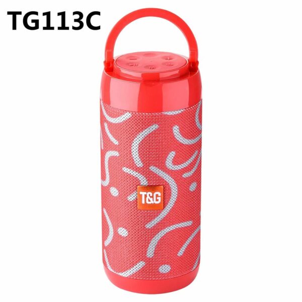 Portable Bluetooth Speaker Wireless Bass Column Waterproof Outdoor USB Speakers Support AUX TF Subwoofer Loudspeaker TG117