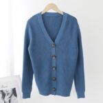 Aachoae-Women-Elegant-V-Neck-Solid-Cardigan-2020-Autumn-Winter-Casual-Knitted-Sweater-Female-Long-Sleeve-Single-Breasted-Coat