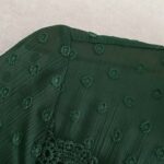 Aachoae-Women-Elegant-Lace-Embroidery-Chiffon-Long-Dress-2020-A-Line-Green-Pleated-Midi-Dress-O-Neck-Short-Sleeve-Dresses