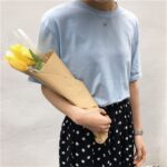 Aachoae-Women-Solid-Casual-T-Shirt-Spring-Summer-2020-Short-Sleeve-Loose-Basic-Tee-Tops-Ladies-Harajuku-O-Neck-T-shirt-Plus-Size