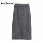 Aachoae-Women-Cotton-Gray-Denim-Skirt-And-Jacket-Set-2020-High-Street-Pockets-Coat-Set-High-Wasit-Sashes-Split-Skirt-Outfit