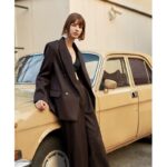 AEL-Vintage-Autumn-Winter-Women-Pant-Suit-Dark-brown-loose-Blazer-Jacket-&-Wide-leg-Pant-2019-Office-Women-Suits-Female-Sets