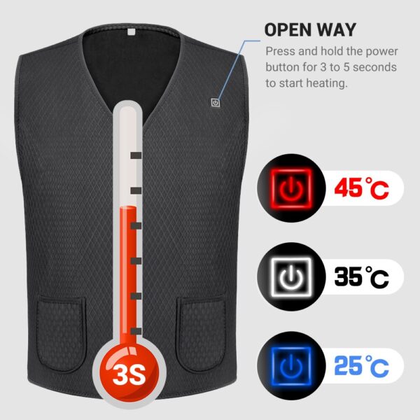 New Motorcycle Jacket heated Jacket USB Infrared Electric Winter Heating Men Women Vest Waistcoat Thermal Clothing Winter##