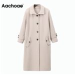 Aachoae-Korean-Solid-Office-Wear-Long-Coat-Women-Elegant-Batwing-Long-Sleeve-Coats-Outerwear-Thicken-Warm-Casual-Woolen-Coat