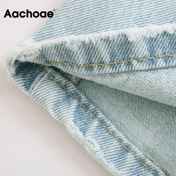 Aachoae Retro Solid Harem Pants Jeans Women Casual Loose Long Length Jeans Female Baggy Basic Office Lady Denim Trousers 2020