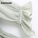 Aachoae-Women-Dot-Embroidery-Ruffles-Dresses-Summer-Butterfly-Sleeve-Party-Mini-Dress-2020-Bow-Tie-Collar-Elegant-Casual-Dress