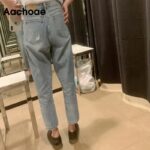 Aachoae-Casual-Blue-Color-Harem-Pants-Women-Holes-Scratched-Retro-Long-Length-Jeans-Lady-Baggy-Loose-Trousers-Pantalon-Femme