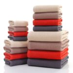3-Pieces/Set-Honeycomb-Thin-Cotton-Towel-Set-Summer-Bathroom-Towels-Small-Face-Hand-Towel-Brown-Grey-Absorbent-Washcloth