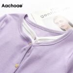 Aachoae-Fashion-Patchwork-Shirt-Women-Short-Sleeve-Sweet-Ladies-Short-Tops-Purple-Color-Slim-T-Shirt-Female-Summer-Ropa-Mujer