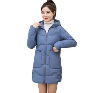 2020 Winter New Women Jacket Coats Slim Parkas Female Down cotton Hooded Overcoat Thick Warm Jackets Loose Casual Student Coat