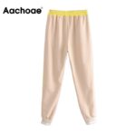 Aachoae-Sports-Style-Two-Piece-Set-Women-Batwing-Sleeve-Patchwork-Hooded-Hoodies-Full-Length-Casual-Jogger-Pants-Lady-Outfit