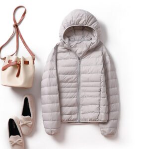 Aachoae Chic 2020 Winter Long Sleeve Padded Jacket Women Fashion Zipper Up Hooded Parka Coat Solid Casual Parkas Ropa Mujer