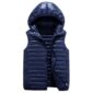 Lusumily Winter Women Vest 2020 Fashion Plus Size Outerwear Removable Hooded Waistcoat Casual Warm Jacket Motorcycle Vest