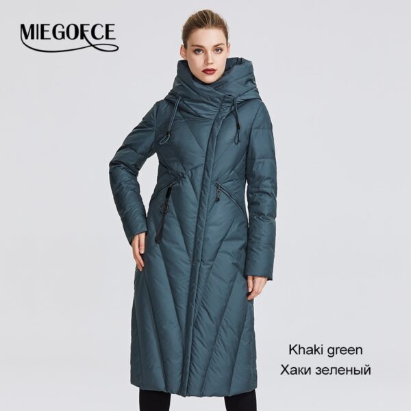 MIEGOFCE 2020 New Collection Women Coat With a Resistant Windproof Collar Women Parka Very Stylish Women's Winter Jacket