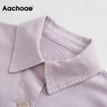 Aachoae-Women-Loose-Solid-Jacket-Big-Pocket-Tassel-Chic-Coat-Outerwear-Batwing-Long-Sleeve-Purple-Color-Short-Jacket-Female