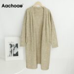 Aachoae-Solid-Knitted-Long-Sweater-Women-Batwing-Long-Sleeve-Loose-Casual-Cardigans-Sweaters-Pocket-Soft-Home-Style-Ladies-Tops