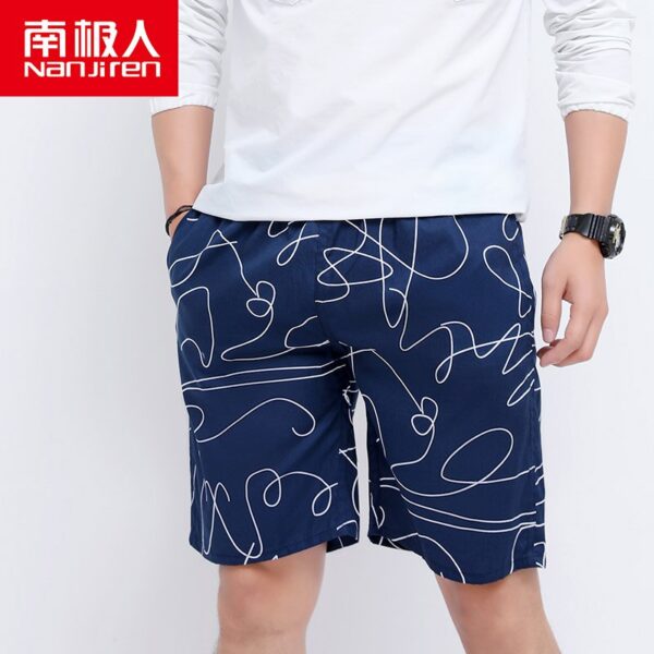 NANJIREN 2020 Summer Men Shorts Brand Breathable Male Casual Board Shorts Comfortable Plus Size Fitness Pants Man Beach Shorts