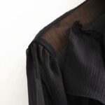 Aachoae-Ruffle-Black-Blouse-Women-Elegant-Flare-Long-Sleeve-Solid-Blouse-Sexy-See-Through-Chiffon-Shirt-Tunic-Chemisier-Femme