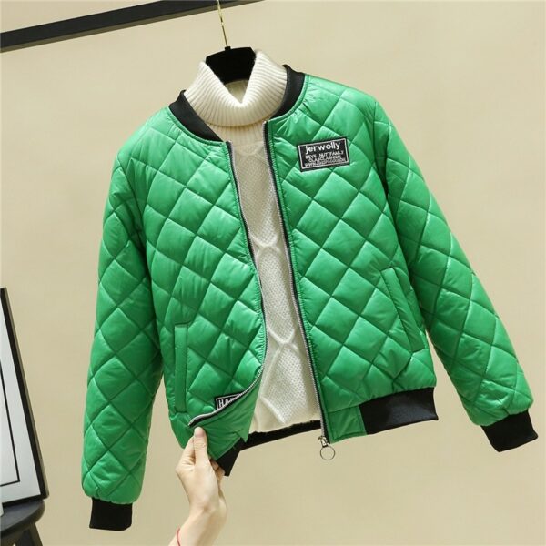 JFUNCY Winter Light Jacket for Women Korean Woman Parkas Female Thin Jackets Coats Plus Size Women's Jacket Cotton Outwear