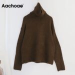 Aachoae-Autumn-Winter-Women-Knitted-Turtleneck-Cashmere-Sweater-2020-Casual-Basic-Pullover-Jumper-Batwing-Long-Sleeve-Loose-Tops