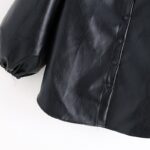Aachoae-Vintage-Black-PU-Faux-Leather-Blouse-Shirt-Women-2020-Turn-Down-Collar-Lantern-Sleeve-Shirt-Streetwear-Blouse-Top-Blusas