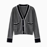 Aachoae-Chic-Patchwork-Cardigan-Top-Women-Casual-V-Neck-Single-Breasted-Knitwear-Sweater-Autumn-Winter-Long-Sleeve-Pockets-Coat
