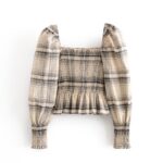 Aachoae-2020-Plaid-Print-Blouse-Women-Long-Sleeve-Casual-Crop-Top-Shirt-Square-Collar-Sexy-Stretch-Bodycon-Shirts-Blouses-Blusas