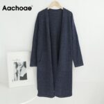 Aachoae-Solid-Knitted-Long-Sweater-Women-Batwing-Long-Sleeve-Loose-Casual-Cardigans-Sweaters-Pocket-Soft-Home-Style-Ladies-Tops