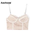 Aachoae-Summer-Sexy-Spaghetti-Strap-Dot-Tank-Tops-Women-High-Street-Mesh-Cropped-Camis-Backless-Party-Holiday-Short-Camisole