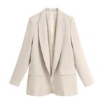 Aachoae-Solid-Two-Piece-Office-Wear-Suit-Blazer-Set-Women-Long-Sleeve-Suit-Jacket-Coat-With-High-Waist-Wige-Leg-Cuff-Trousers