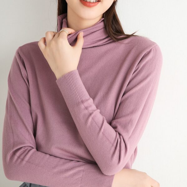 winter sweater turtleneck women warm jacket casual warm knit pullover casual basicshirt top hotsale female sweaters