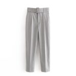 Aachoae-Women-Office-Lady-Gray-Suit-Pants-With-Belt-2020-High-Waist-Casual-Long-Trousers-Female-Pockets-Pleated-Solid-Pants