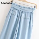 Aachoae-Solid-Casual-Paper-Bag-Pants-Women-High-Waist-Loose-Pleated-Long-Trousers-Female-Elegant-Straight-Sashes-Wide-Leg-Pants