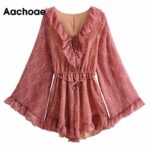 Aachoae-Women-Chic-Summer-Chiffon-Bodysuit-2020-Ruffled-Floral-Print-Boho-Party-Romper-Jumpsuit-Flare-Long-Sleeve-Beach-Playsuit