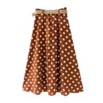 Aachoae-2020-Summer-Women-Polka-Dot-Print-Skirt-With-Belt-Button-High-Waist-Loose-Midi-Skirt-Female-Beach-Skirts-Lady-Jupe-Femme