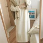 Aachoae-O-Neck-Knitted-Dress-Women-Batwing-Long-Sleeve-Basic-Casual-Straight-Dress-Soft-Home-Style-Lady-Long-Dresses-Vestidos