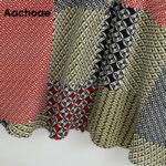 Aachoae-Women-Chic-Patchwork-Printed-Shirt-Dress-Vintage-Three-Quarter-Sleeve-Split-Dresses-Turn-Down-Collar-Office-Midi-Dress