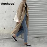 Aachoae-Women-Solid-Long-Trench-Coat-Double-Breasted-Elegant-Office-Coat-With-Belt-Batwing-Sleeve-Female-Casual-Jacket-Outerwear