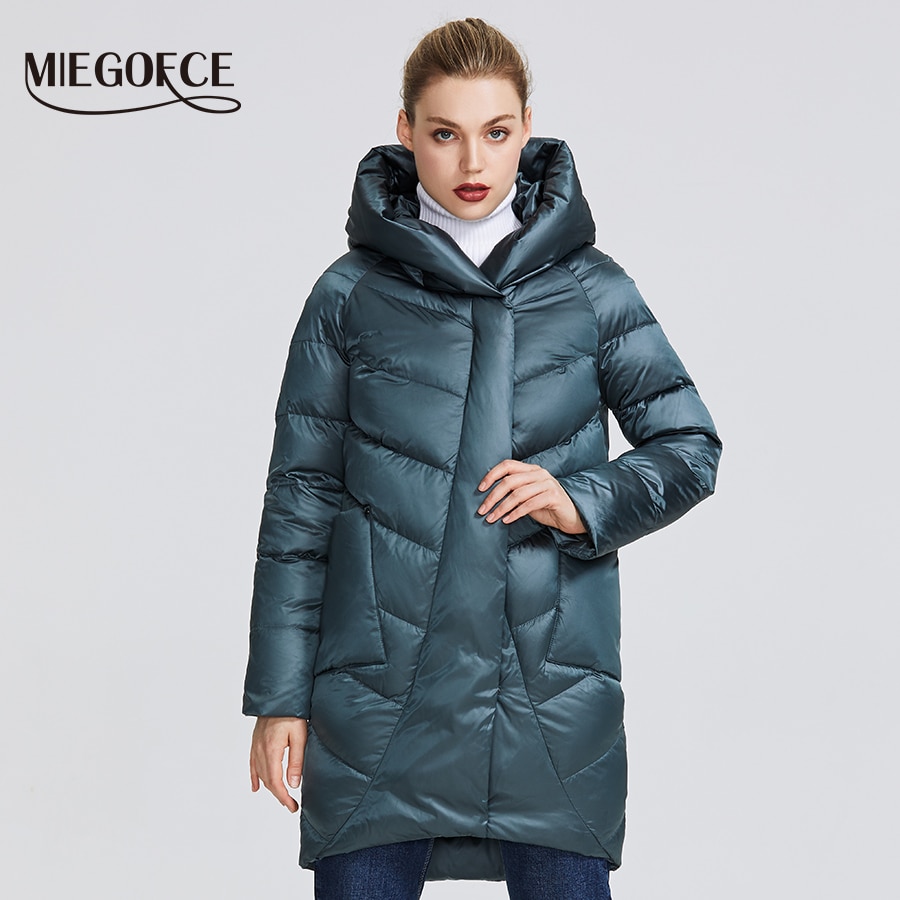 MIEGOFCE 2020 Winter Jacket Women's Collection Warm Jacket With Unusual Design and Colors Winter Coats Gives Charm and Elegance