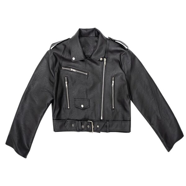 Mozuleva 2019 Winter Coat Retro High Street Turn-down Neck Women PU Leather Jacket Short Black Faux Leather Jacket Female Loose