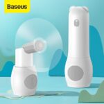 Baseus-2000mAH-Mini-Fold-Fans-Handheld-Electric-Portable-Fans-Power-bank-2in1-2speed-Low-Noise-Rechargable-Desktop-Electric-Fan