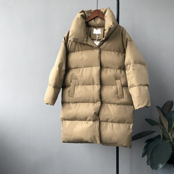 HXJJP Thick Jacket Women Winter 2019 Outerwear Coats Female Long Casual Warm Oversize puffer jacket Parka branded