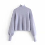 Aachoae-Casual-Turtleneck-Knitted-Crop-Sweater-Winter-Warm-Women-Pullover-Soft-Lantern-Sleeve-Jumper-Loose-Female-Oversize-Tops
