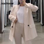 Aachoae-Elegant-Double-Breasted-Blazer-Women-Long-Sleeve-Office-Wear-Blazers-Coat-Solid-Color-Notched-Collar-Loose-Jacket-2020
