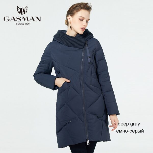 GASMAN 2019 Winter Collection Brand Fashion Thick Women Winter Bio Down Jackets Hooded Women Parkas Coats Plus Size 5XL 6XL 1702