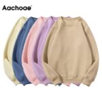 Aachoae-Solid-Casual-Tracksuit-Women-Sports-2-Pieces-Set-Sweatshirts-Pullover-Hoodies-Suit-2020-Home-Sweatpants-Shorts-Outfits