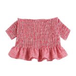 Aachoae-Women-Sexy-Off-Shoulder-Tops-And-Blouses-2020-Plaid-Ruffles-Shirt-Blouses-Female-Short-Sleeve-Bodycon-Crop-Top-Blusas
