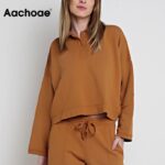 Aachoae-Women-Casual-Solid-Batwing-Long-Sleeve-Oversize-Blouse-Shirt-Turn-Down-Collar-Loose-Basic-Ladies-Tops-Autumn-Spring-2020