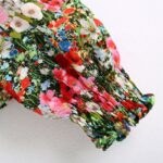Aachoae-Boho-Floral-Print-Womens-Tops-And-Blouses-Puff-Sleeve-Hollow-Out-Shirt-Elastic-Waist-Holiday-Blouse-Top-Camisas-Mujer